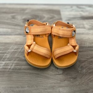Zara Kids Orange Sandals-Snoopy Peanuts